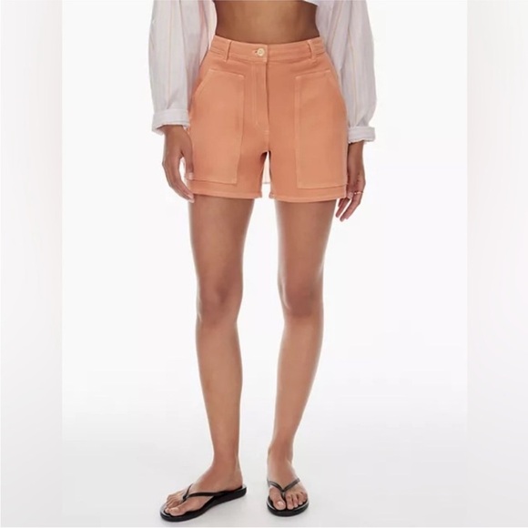 Wilfred Free Modern Utility Shorts Dusty Pink Size 2 - Picture 10 of 10